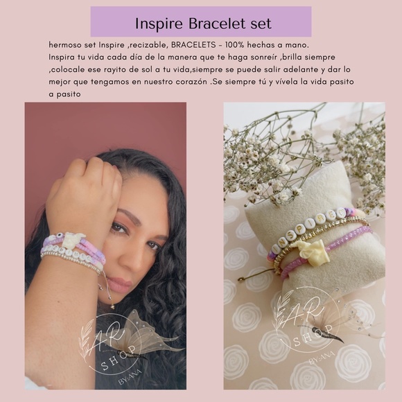 Inspire set bracelets - Picture 2 of 3